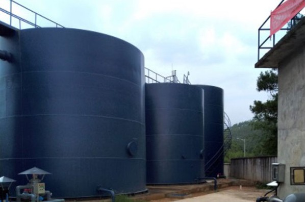 A landfill site of domestic waste leachate in Guangxi