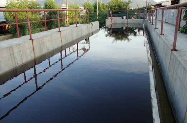 Engineering case of sewage treatment station in a leather factory