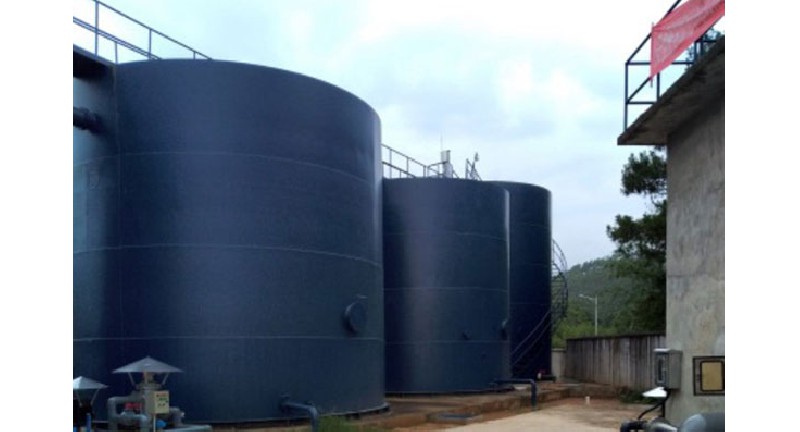 A landfill site of domestic waste leachate in Guangxi